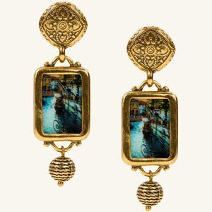 NWT Patricia Nash Filigree Drop Earrings